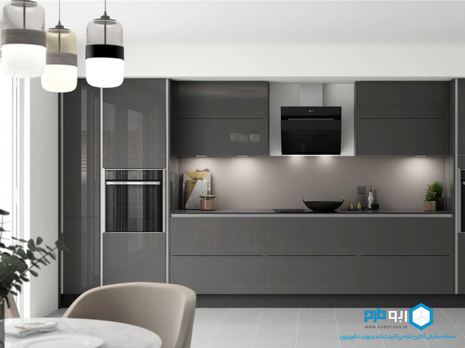 کابینت بدون دستگیره
